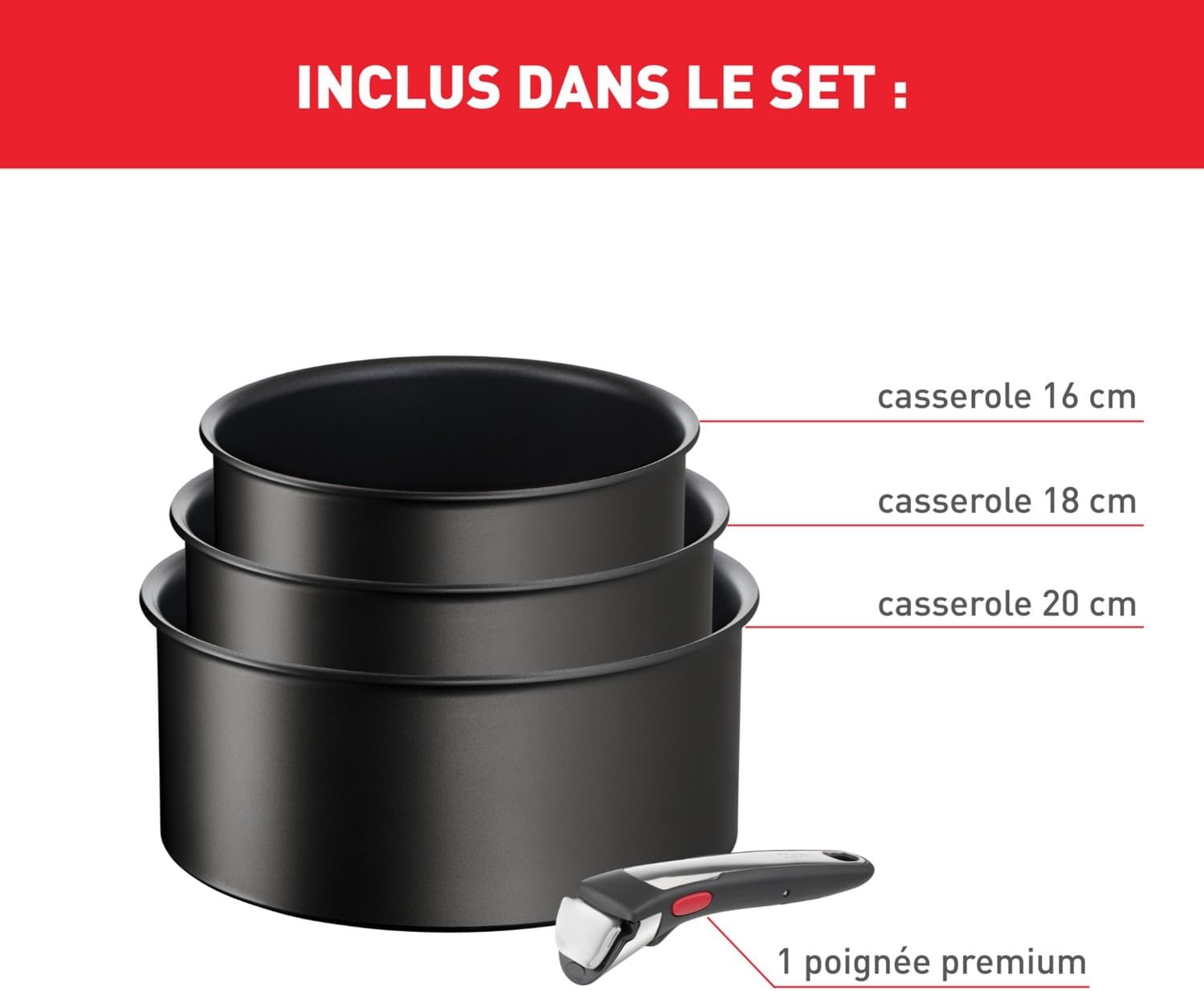 Thumbnail 6 de Tefal Ingenio 3 casseroles induction