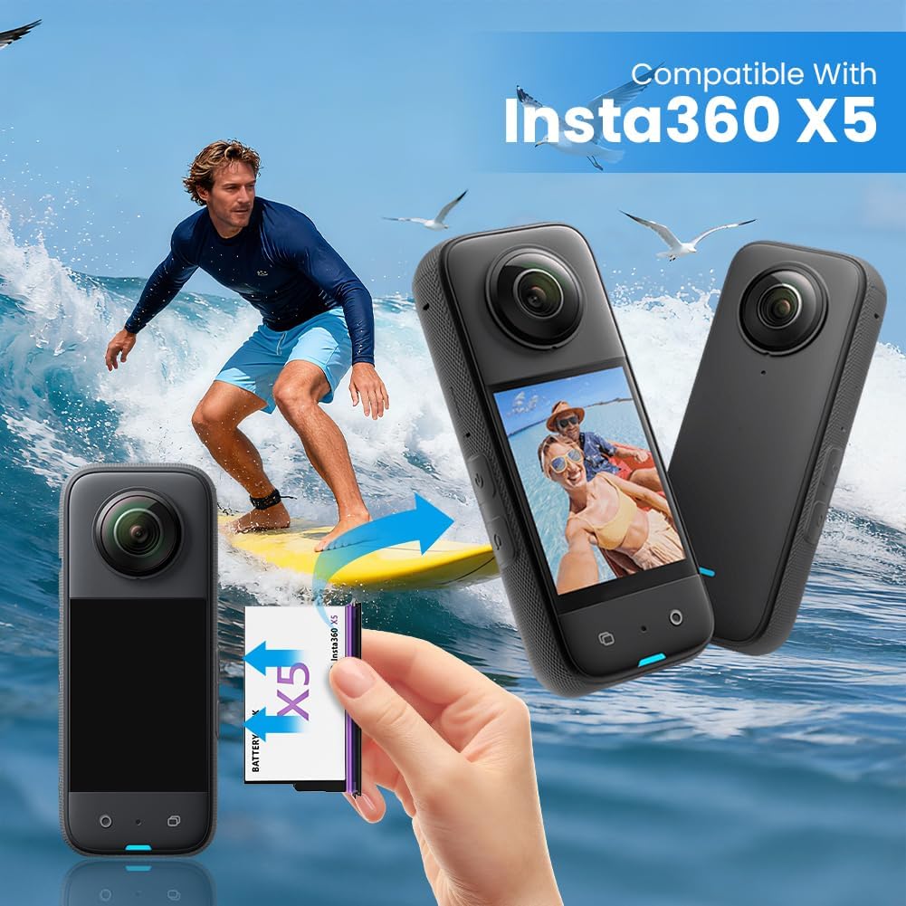 Detalle 2 de OFFCUP Insta360 X5 Battery 2800mAh Pack
