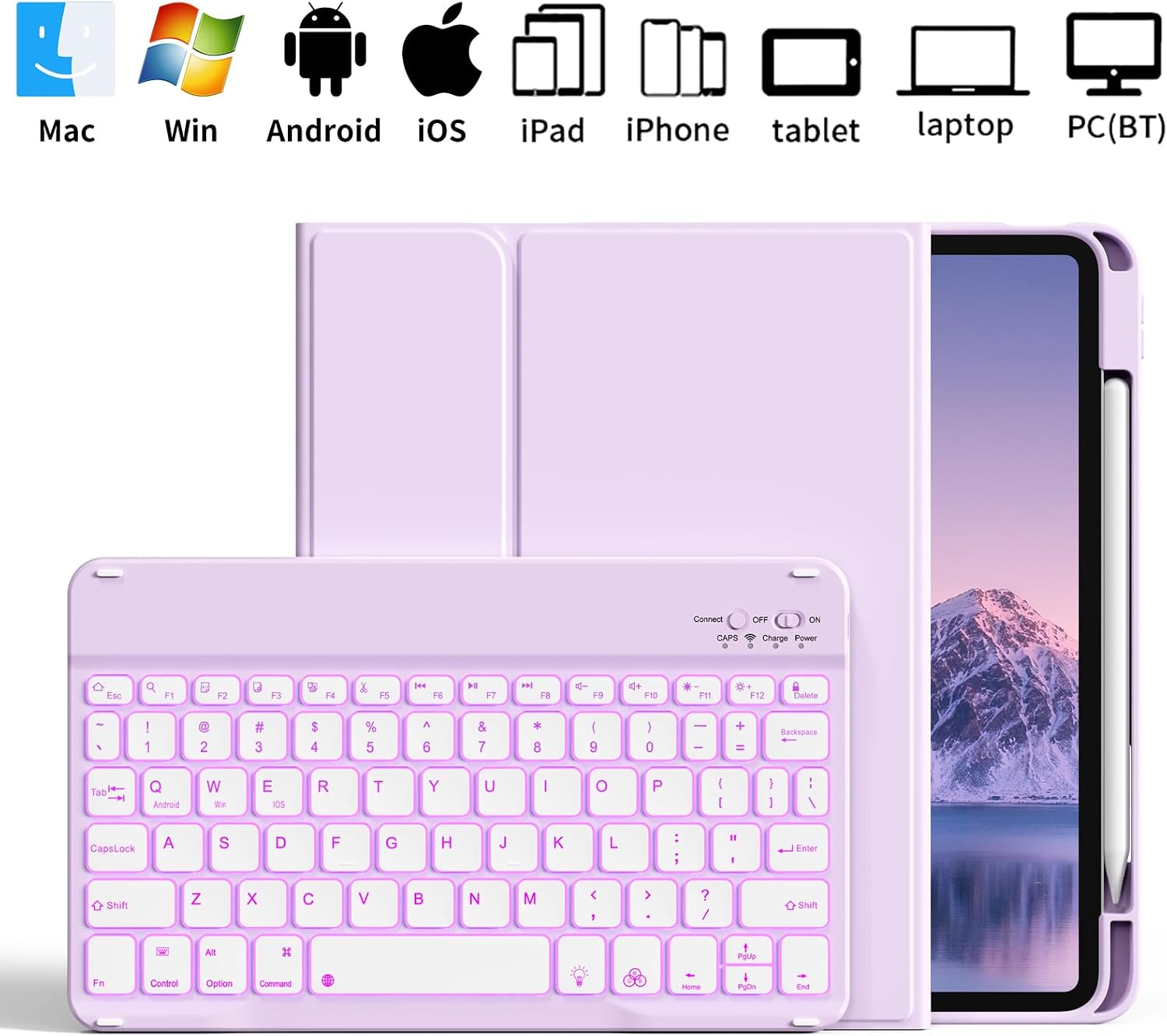 Thumbnail 2 de ZOYU iPad Keyboard Case A16 11th Gen