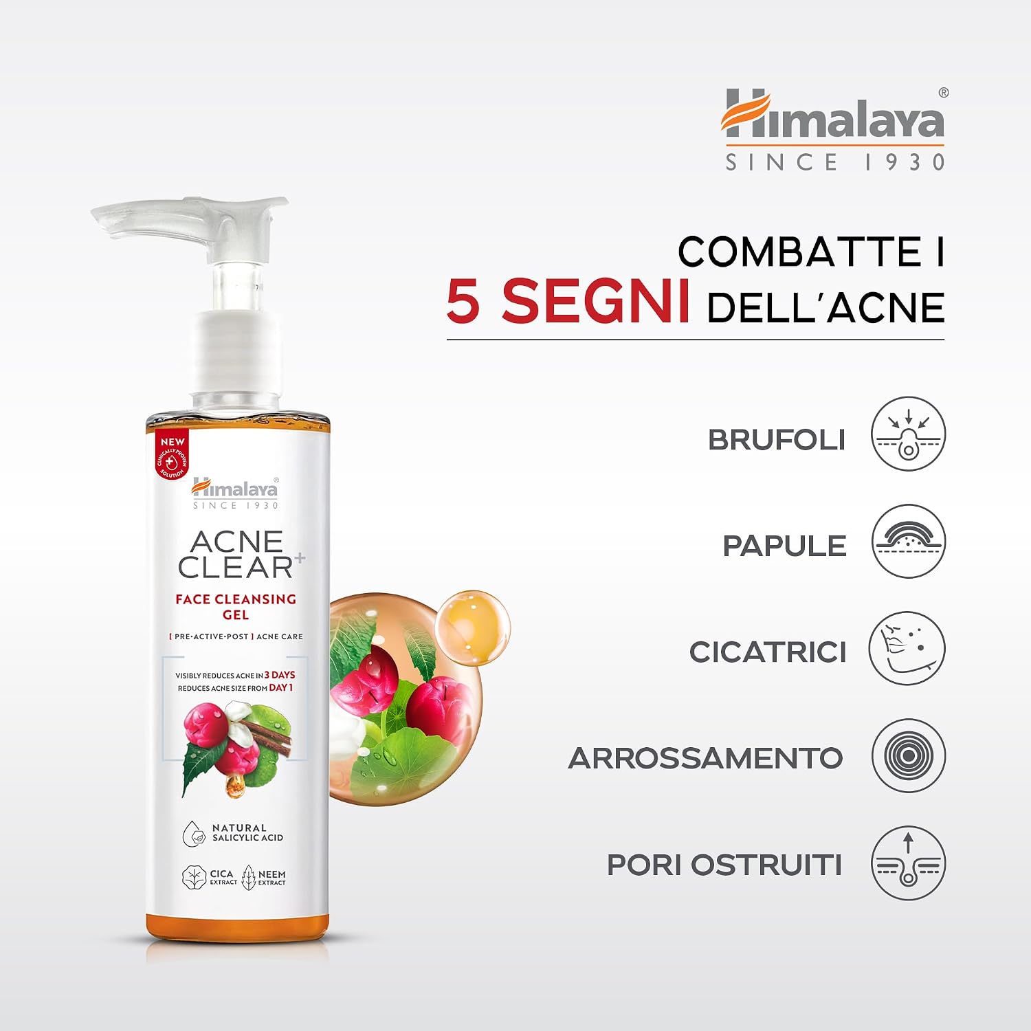 Thumbnail 2 de Himalaya Acne Clear+ Gel detergente viso 200 ml: recensione pratica e guida all’acquisto