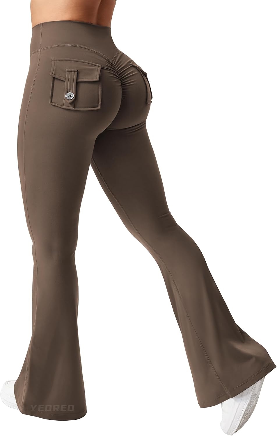 Thumbnail 6 de YEOREO CoreFlex Flare Leggings with Pockets for Women