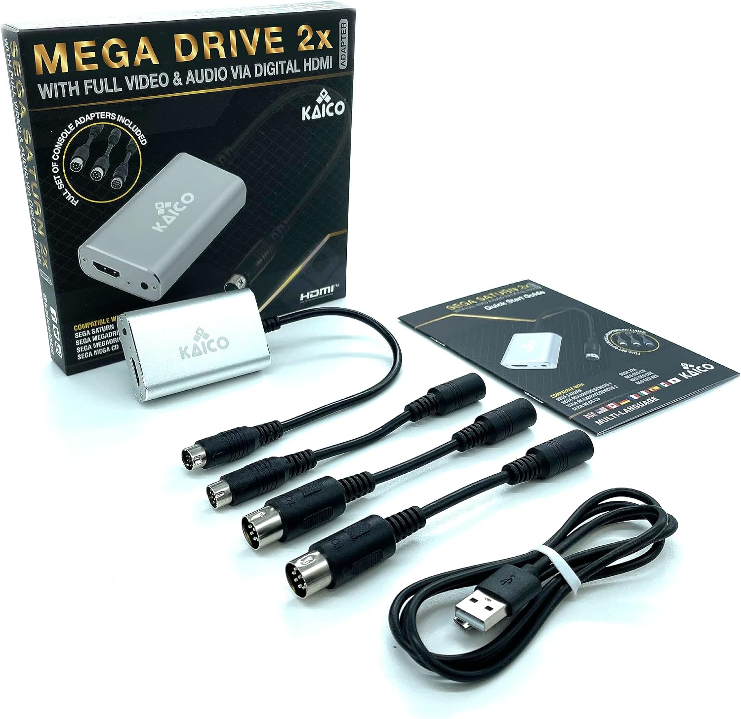 Detalle de Kaico 5060556730566 SEGA用HDMIラインダブラー RGB・コンポジット対応