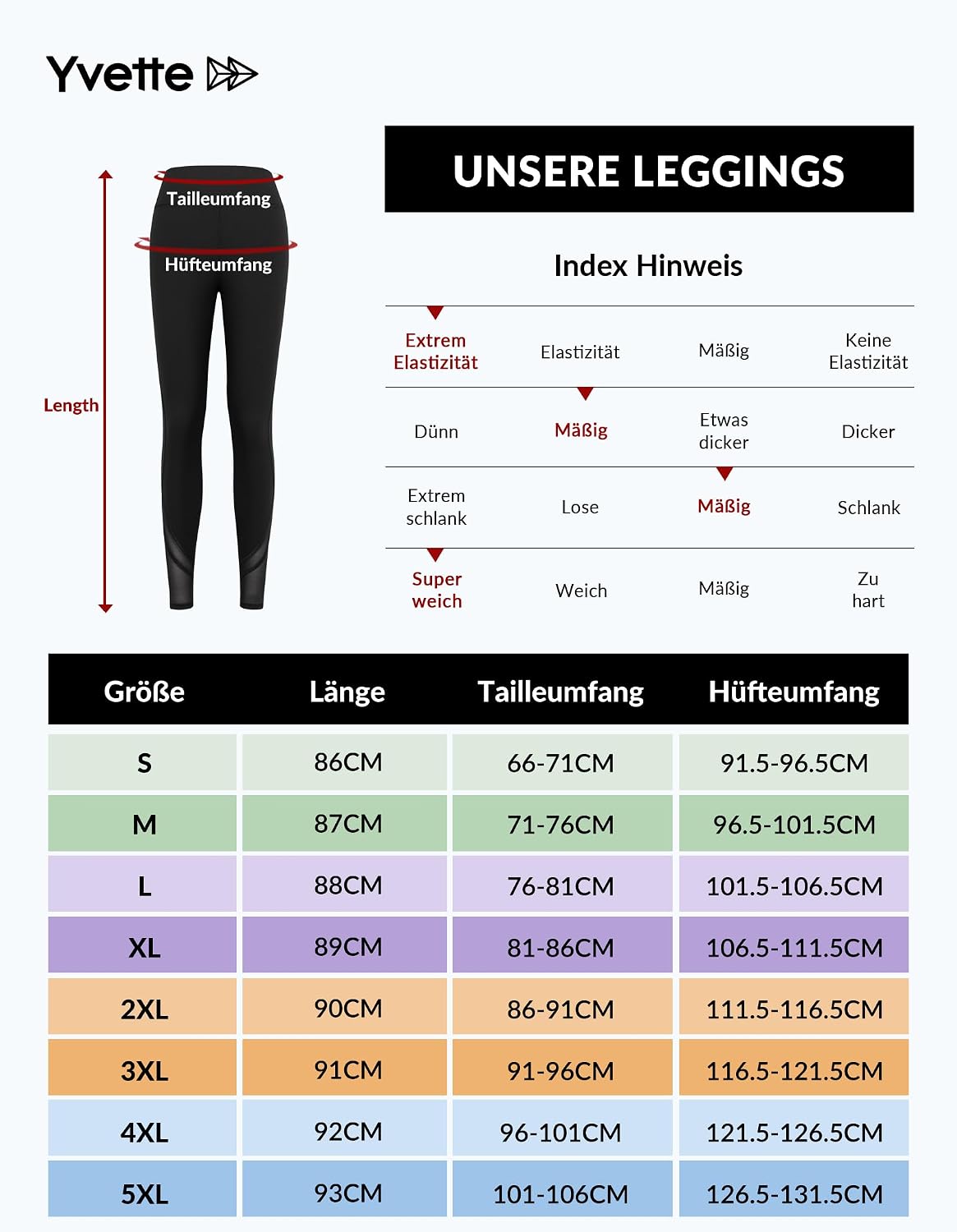 Thumbnail 5 de Yvette Sport Leggings blickdicht High Waist