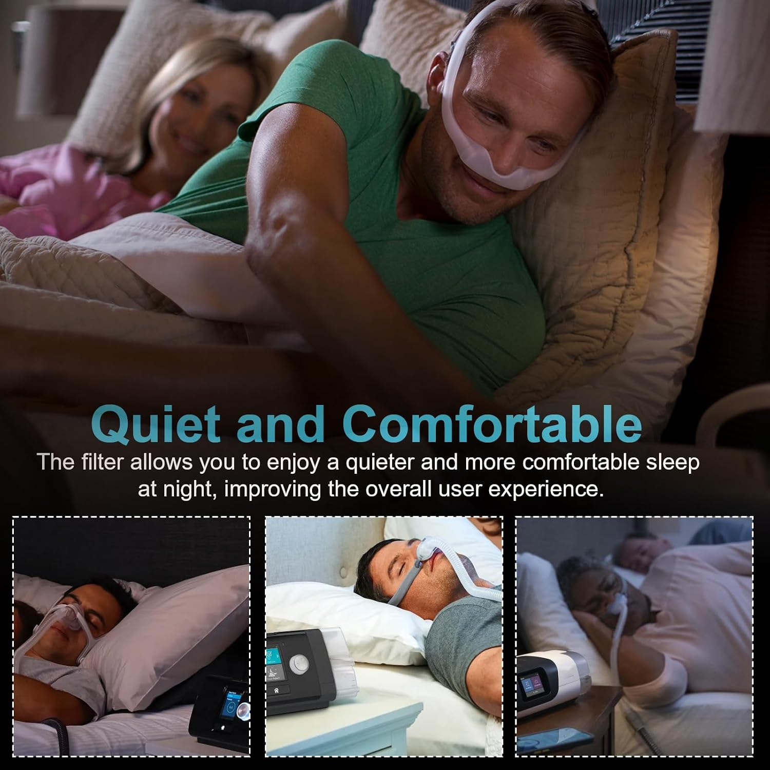 Thumbnail 6 de ResMed AirSense 11用交換フィルター 60個入り ポリエステル不織布製