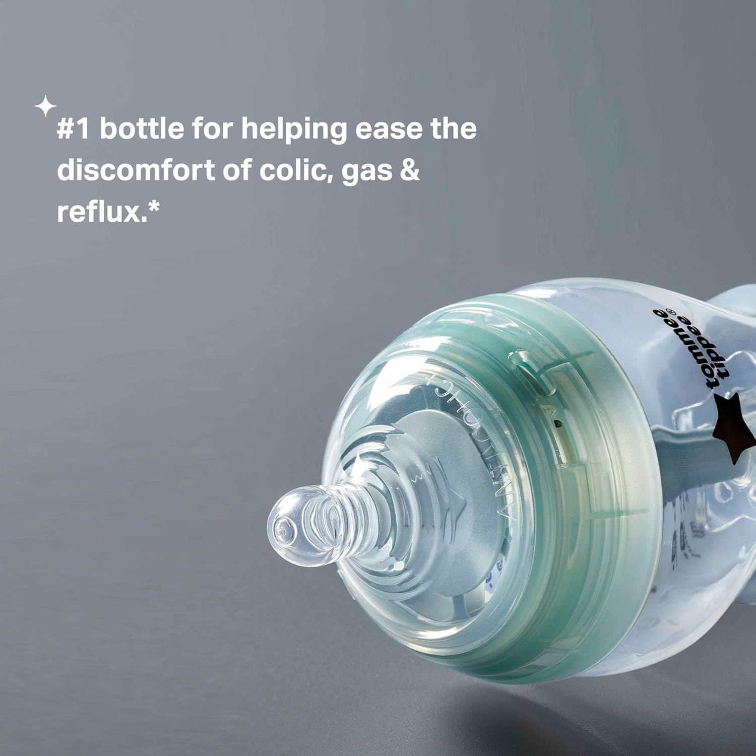 Thumbnail 3 de Tommee Tippee Biberons Anti-Colique 260 ml (lot de 6) avec tétine à forme de sein