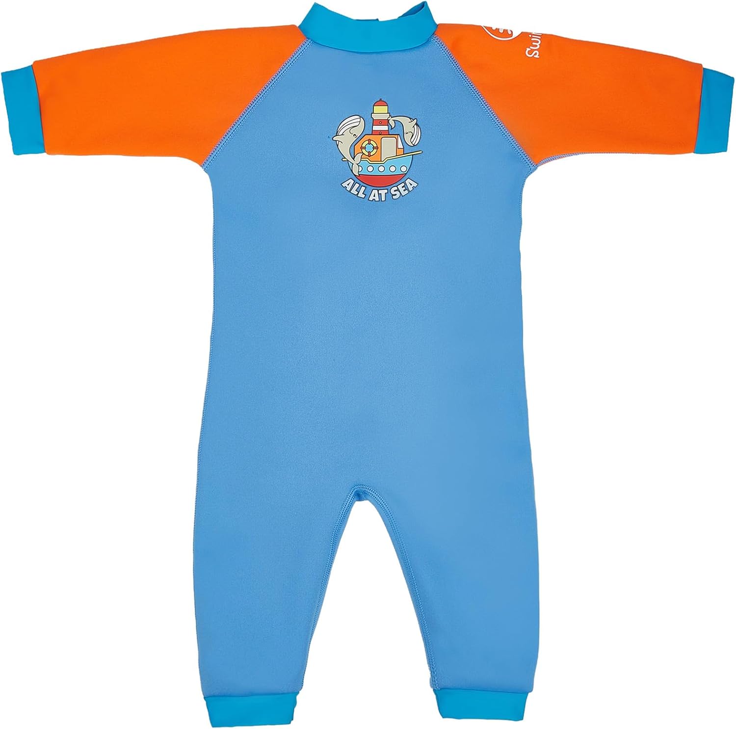 Detalle de Swimbest Warmsuit: Fleece-Lined Baby Swimming Suit with UPF50+ Protection