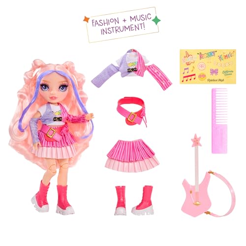 Thumbnail 1 de RAINBOW HIGH Bella 23 cm muñeca rock band 🎎