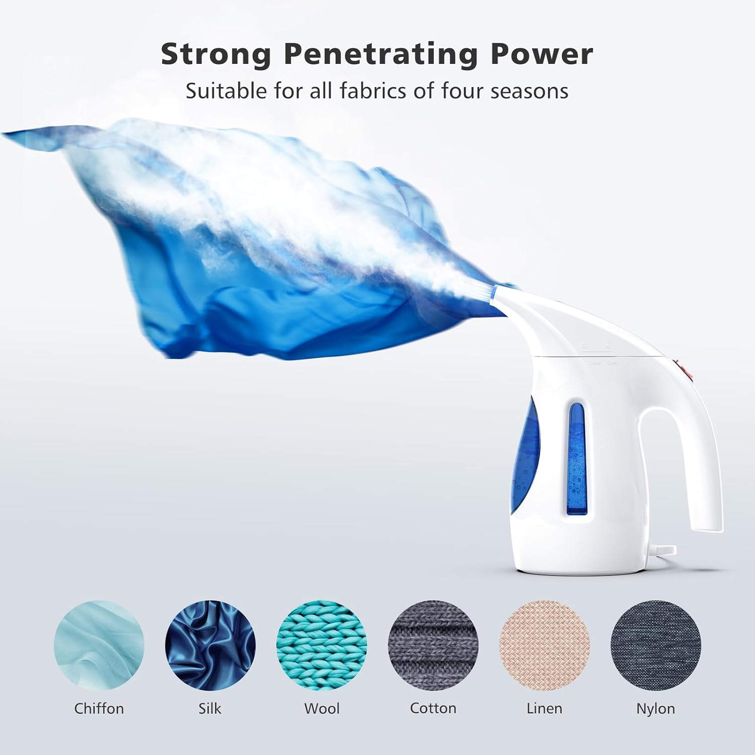 Thumbnail 4 de HiLIFE 700W Portable Garment Steamer (240ml) for Clothes, Ocean Blue