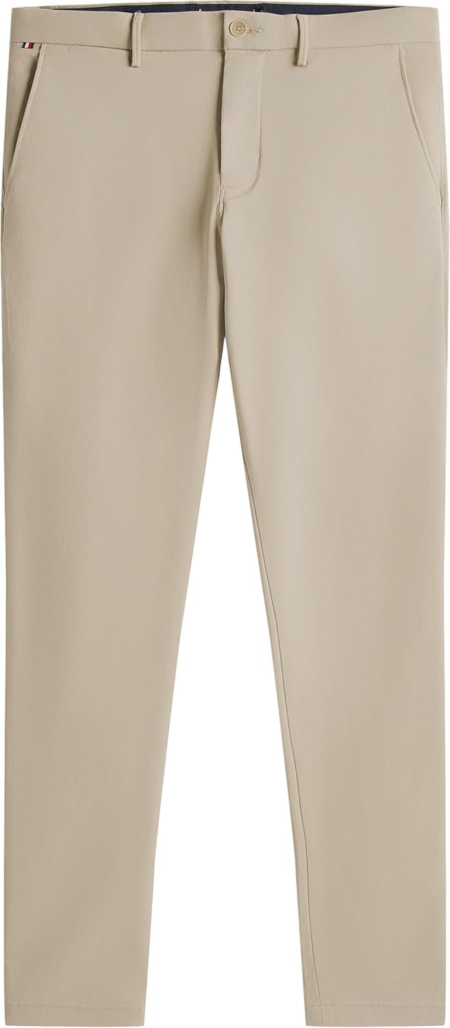 Detalle de Tommy Hilfiger Herren Hose Core Bleecker 1985 – Pima Cotton Chino