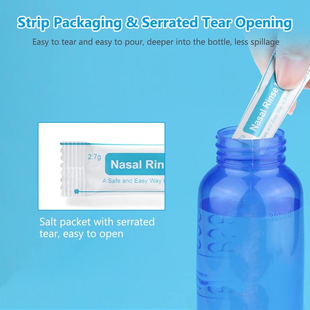 Detalle 2 de URAQT Wash Salt sale per lavaggio nasale 120 pezzi