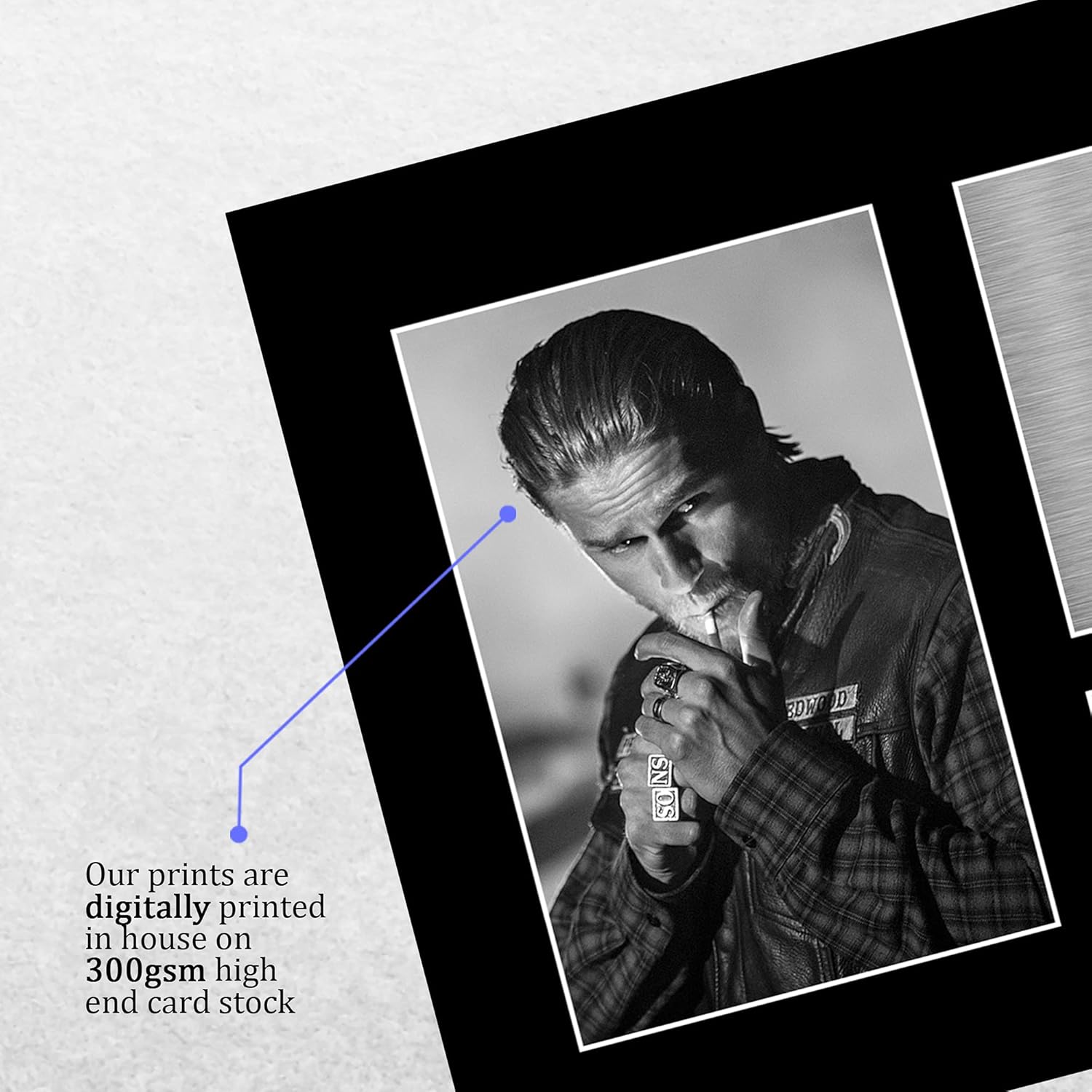 Thumbnail 3 de HWC Trading A4 Charlie Hunnam Sons of Anarchy Jax Teller printed signed autograph picture (TV show gift)