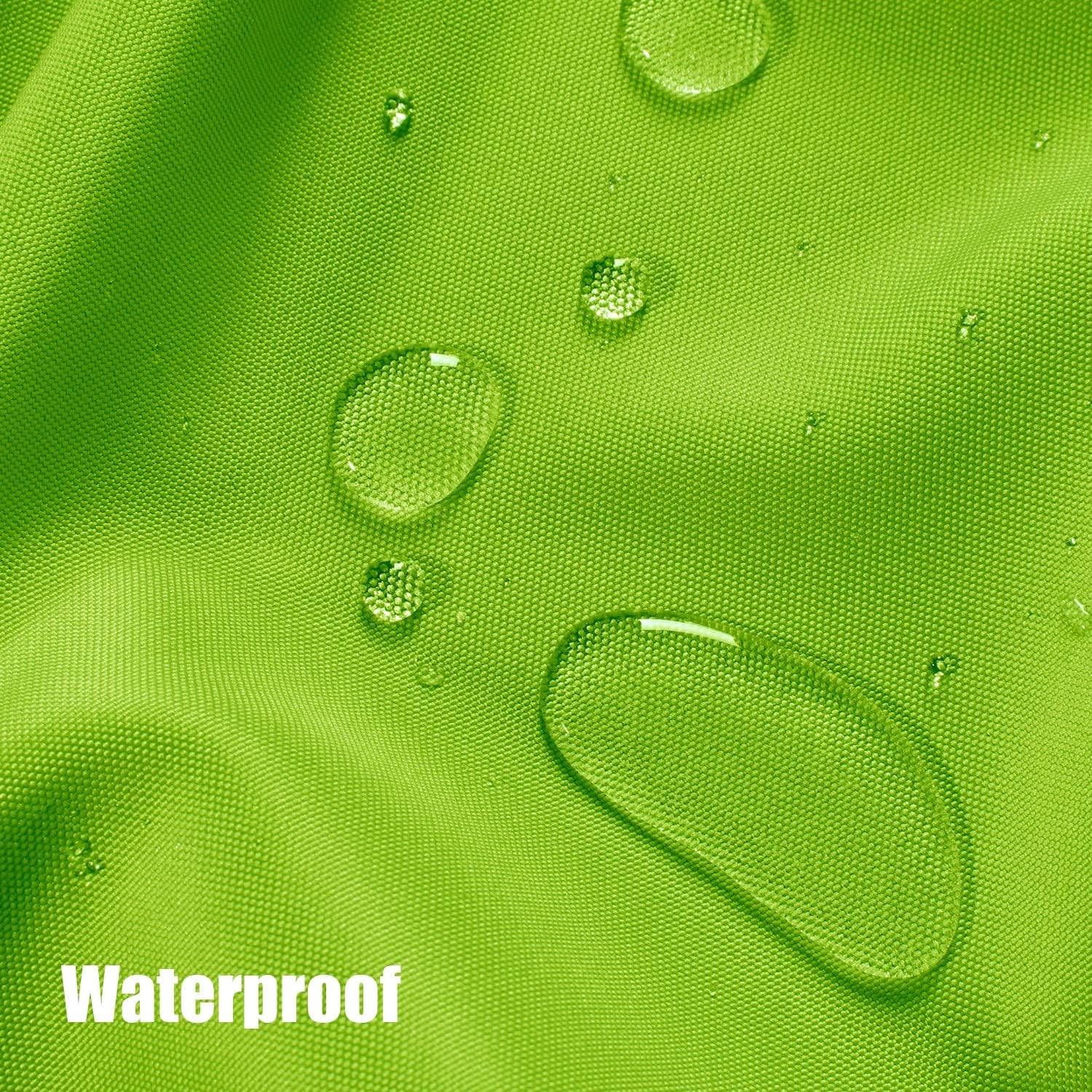 Detalle de BONZER Outdoor Curtains for Patio: Waterproof, Thick Privacy Grommet Curtains in Green, 54W x 84L (1 Panel)