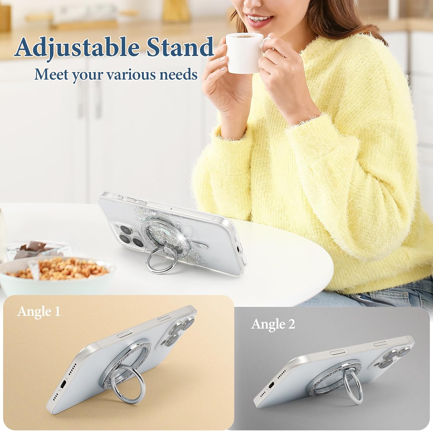 Thumbnail 5 de MENTINS Magnetic Phone Ring MagSafe 1 for iPhone