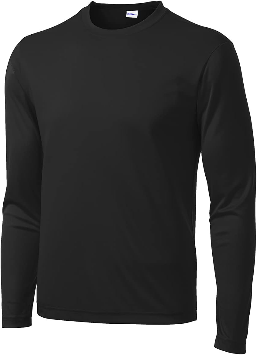Detalle de Men's Long Sleeve Moisture Wicking Shirt 3.8 oz