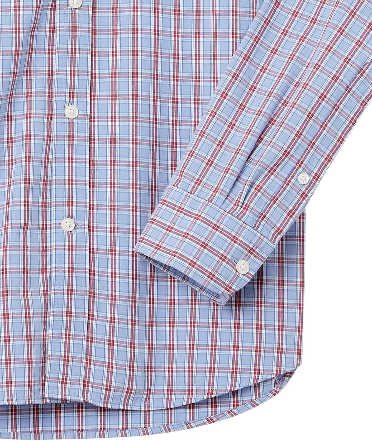 Detalle de Amazon Essentials Homme Chemise en popeline à manches longues coupe standard, style décontracté