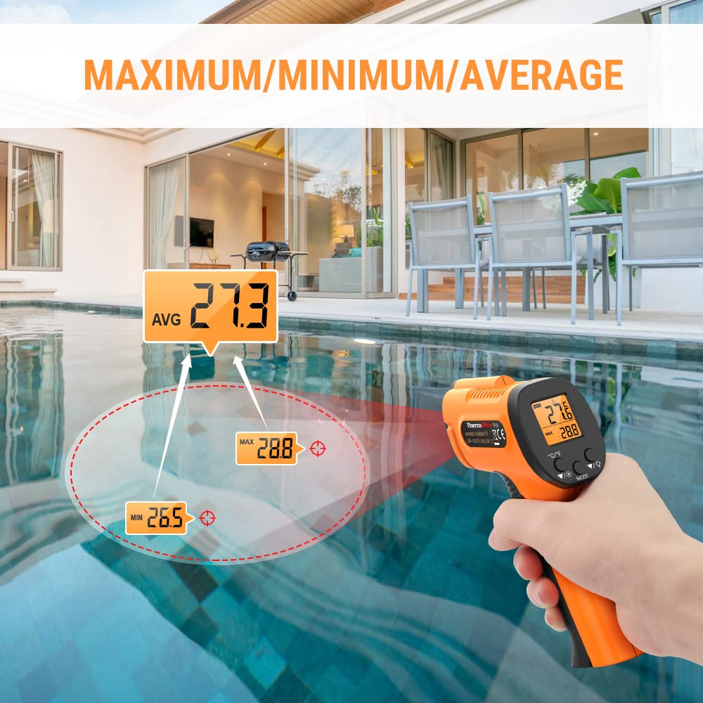 Thumbnail 3 de ThermoPro TP30 infrared thermometer 550°C