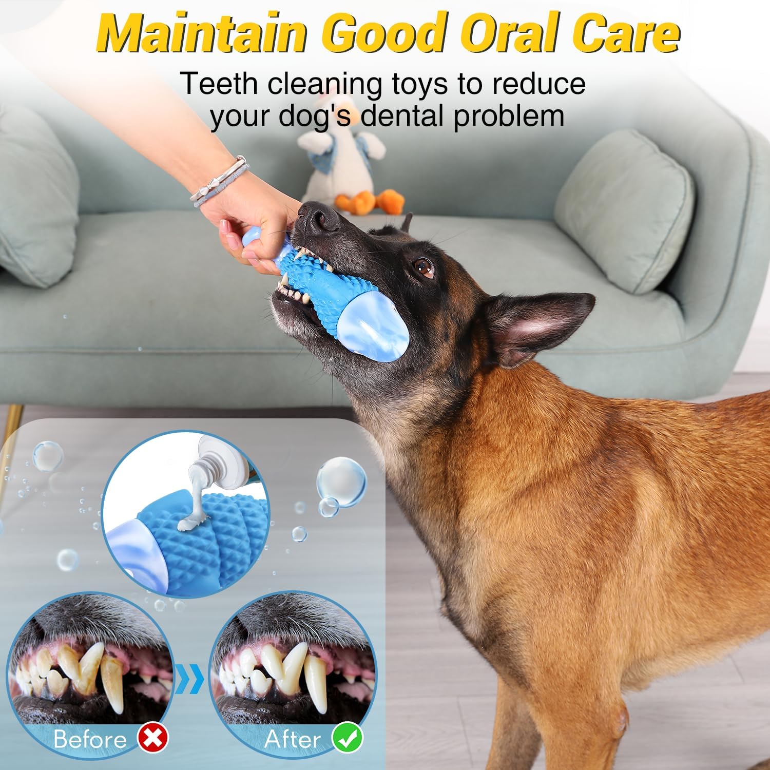 Thumbnail 3 de WinTour Tough Dog Toy for Aggressive Chewers