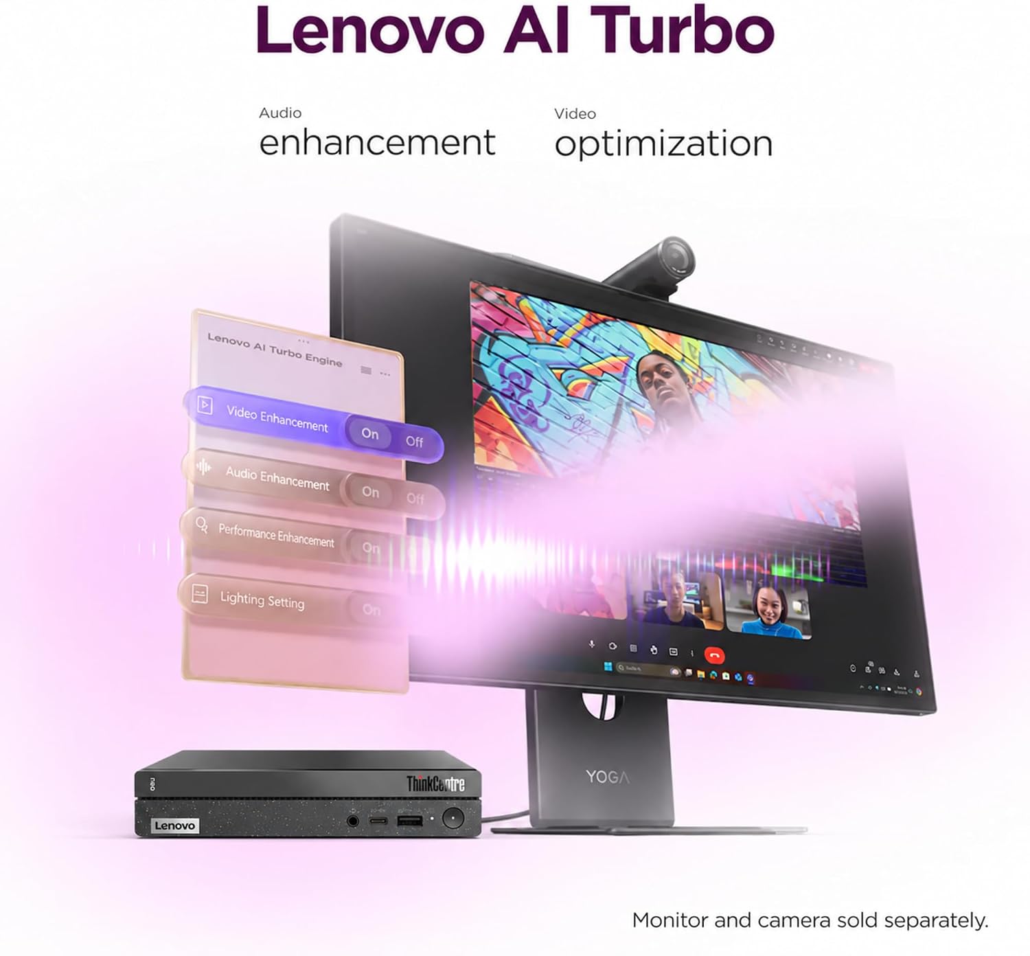 Detalle 1 de Lenovo Mini Desktop 512GB SSD