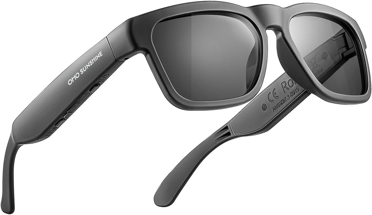 Detalle de OhO gafas inteligentes polarizadas con altavoz