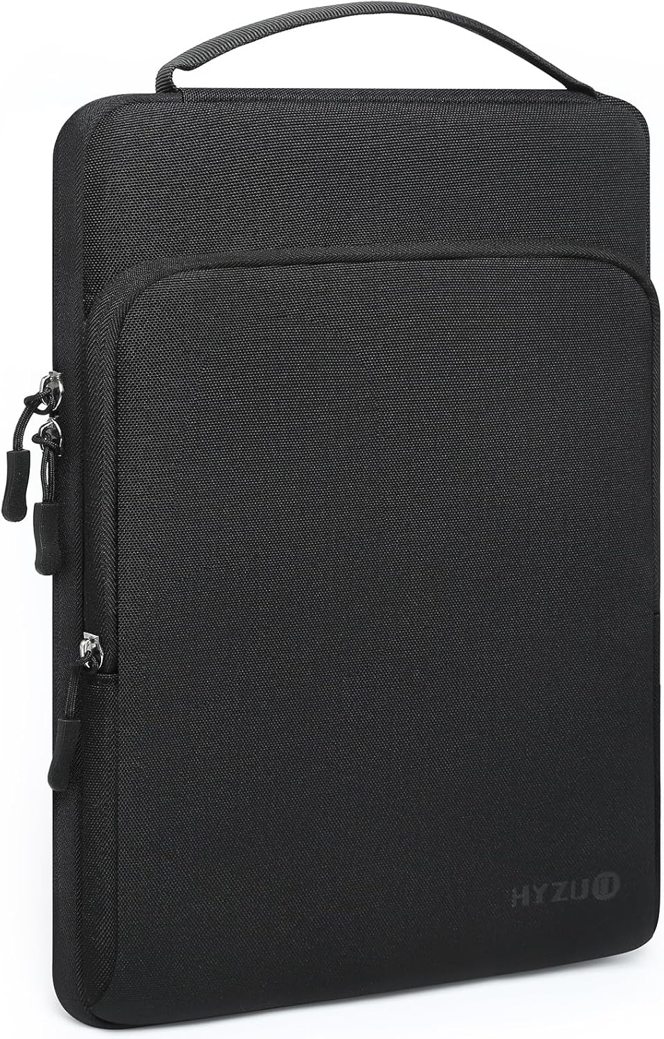 HYZUO Laptoptasche für 13,3–14 Zoll – Hülle mit stoßfestem Schaum und Stauraum, schwarz