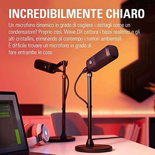 Thumbnail 7 de Elgato Wave DX: microfono XLR dinamico cardioide per podcast e streaming