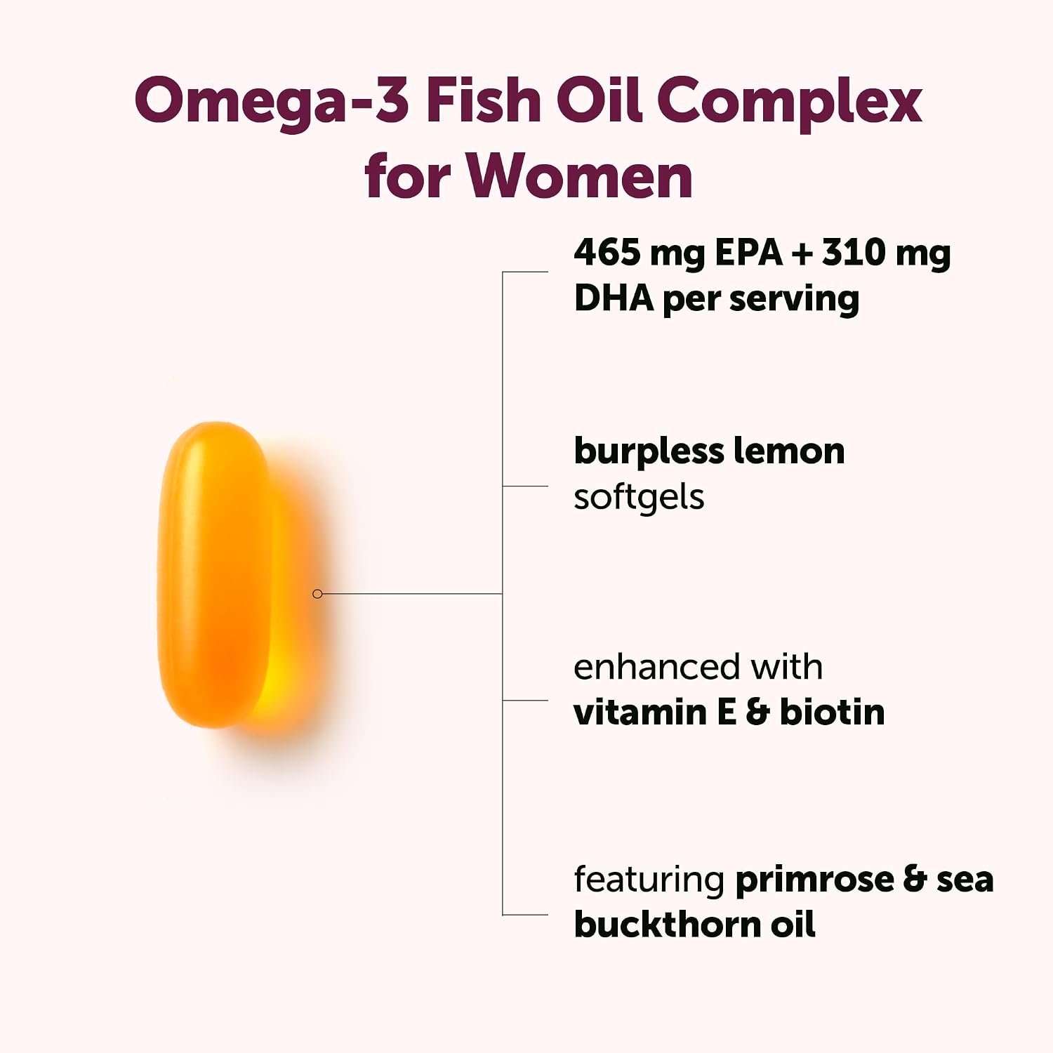 Detalle 2 de Micro Ingredients Omega-3 Fish Oil, 240 Softgels