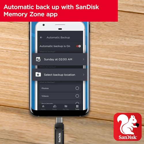 Thumbnail 5 de SanDisk Ultra Dual Drive Go 256 Go: clé USB-C/USB-A réversible, jusqu’à 400 Mo/s