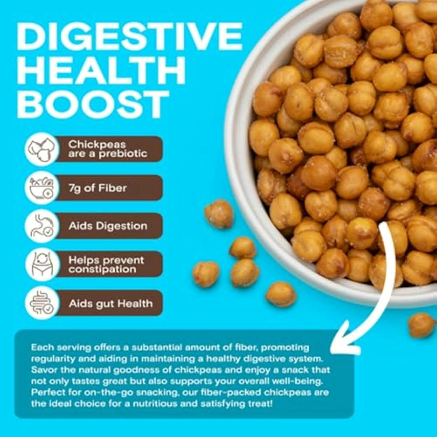 Detalle 2 de BIENA Chickpea Snacks Sea Salt