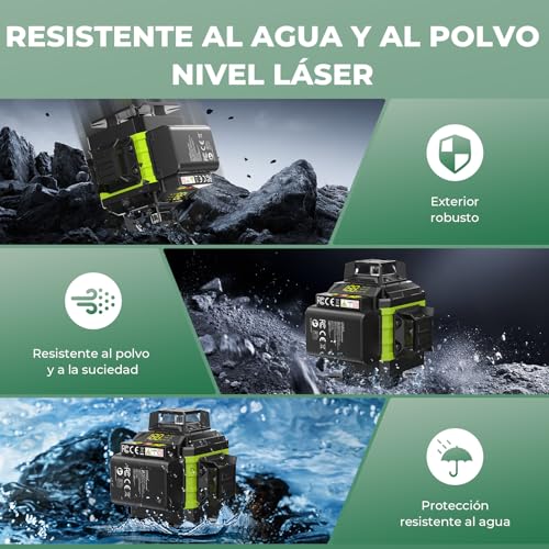 Thumbnail 7 de Tdyon Nivel Láser Verde 360, 16 líneas