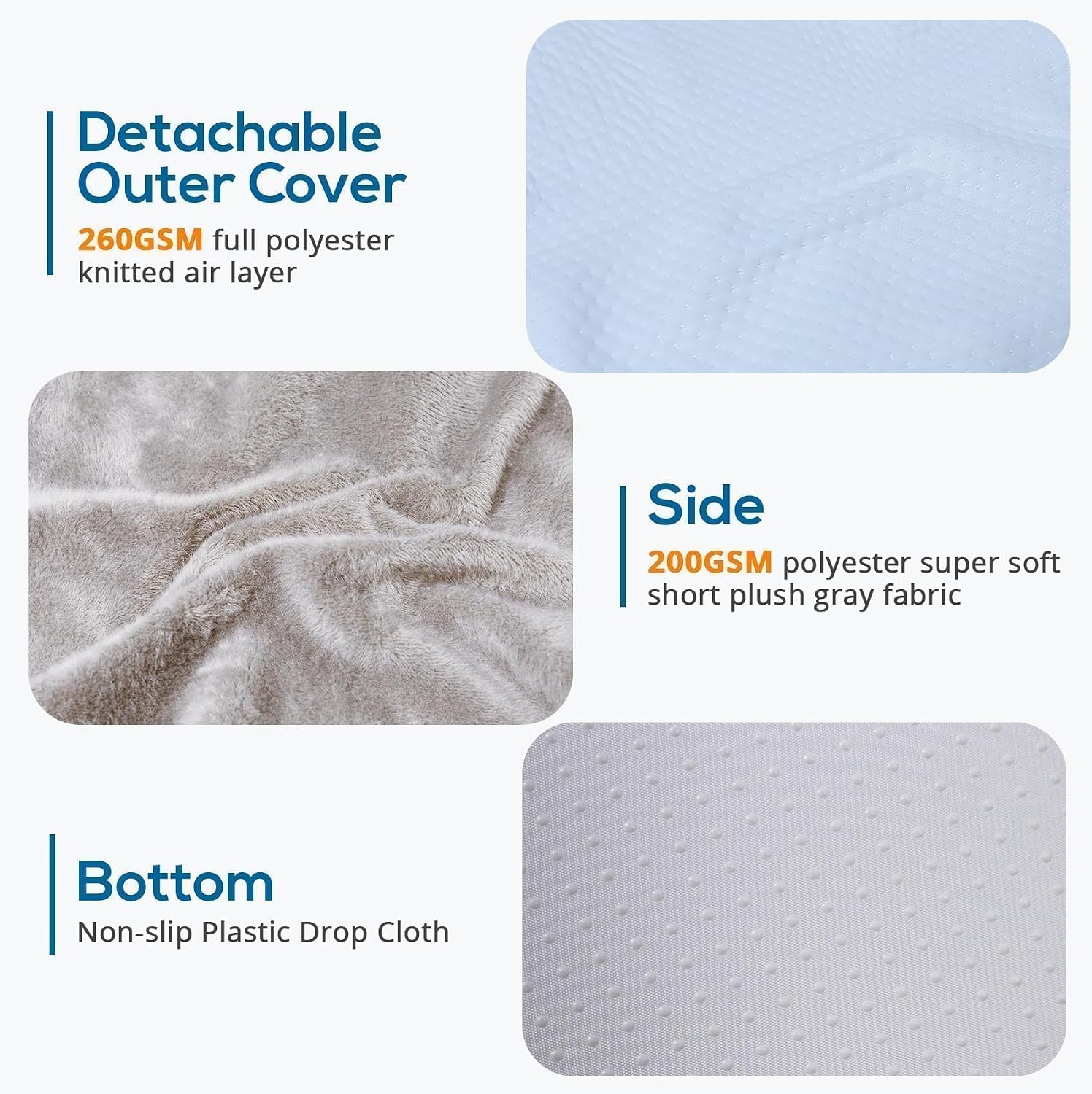 Detalle 1 de Sasttie Bed Wedge Pillow 24 x 24 x 12-Inch