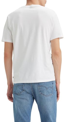 Detalle 2 de Levi's Sportswear Logo Graphic Camiseta para hombre blanca (S): diseño casual con tejido ligero