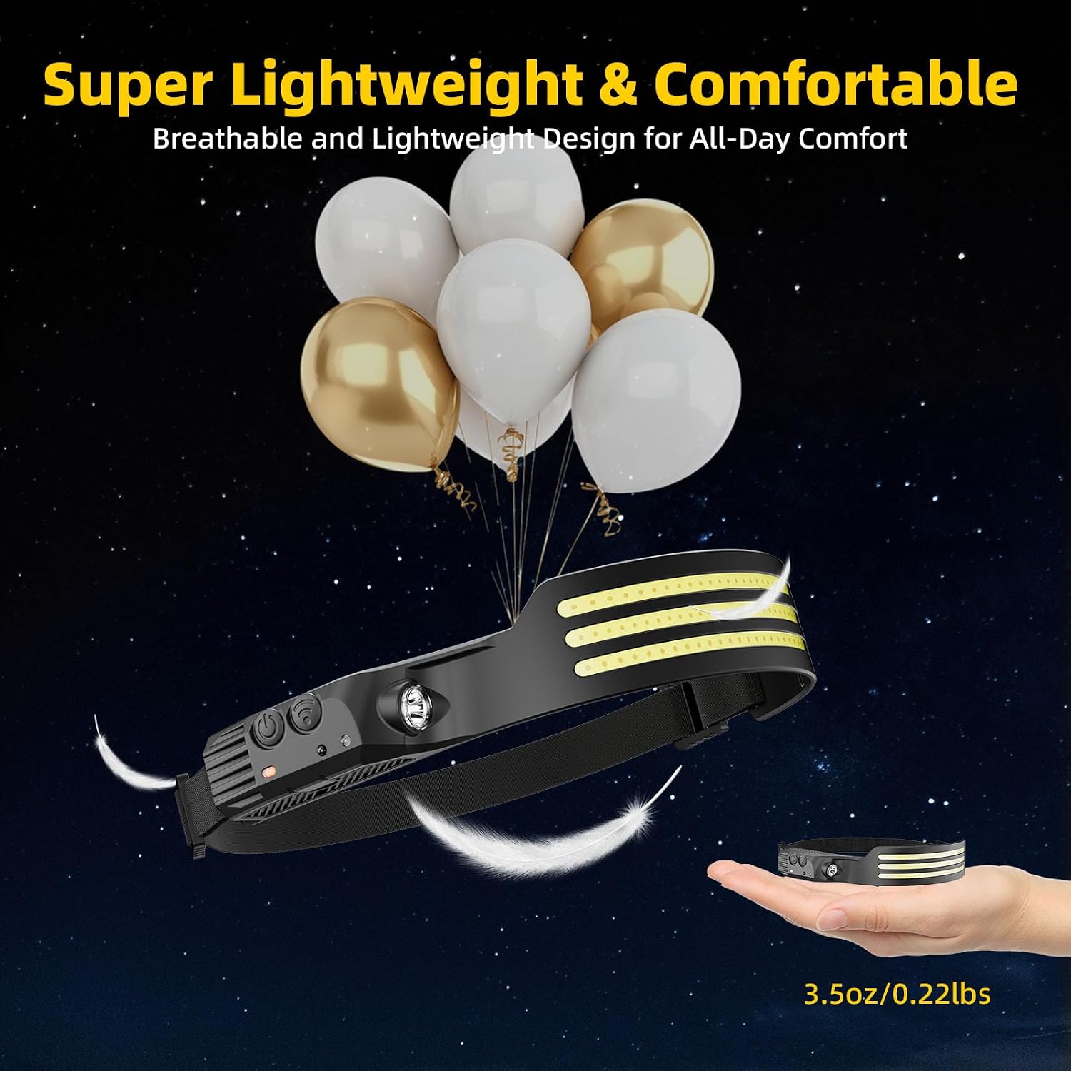 Detalle 1 de Dopalloy head torch 4 pack with sensor