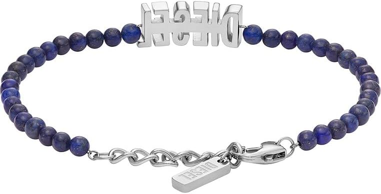 Thumbnail 3 de Diesel Homme – Bracelet en perles semi-précieuses avec fermoir mousqueton