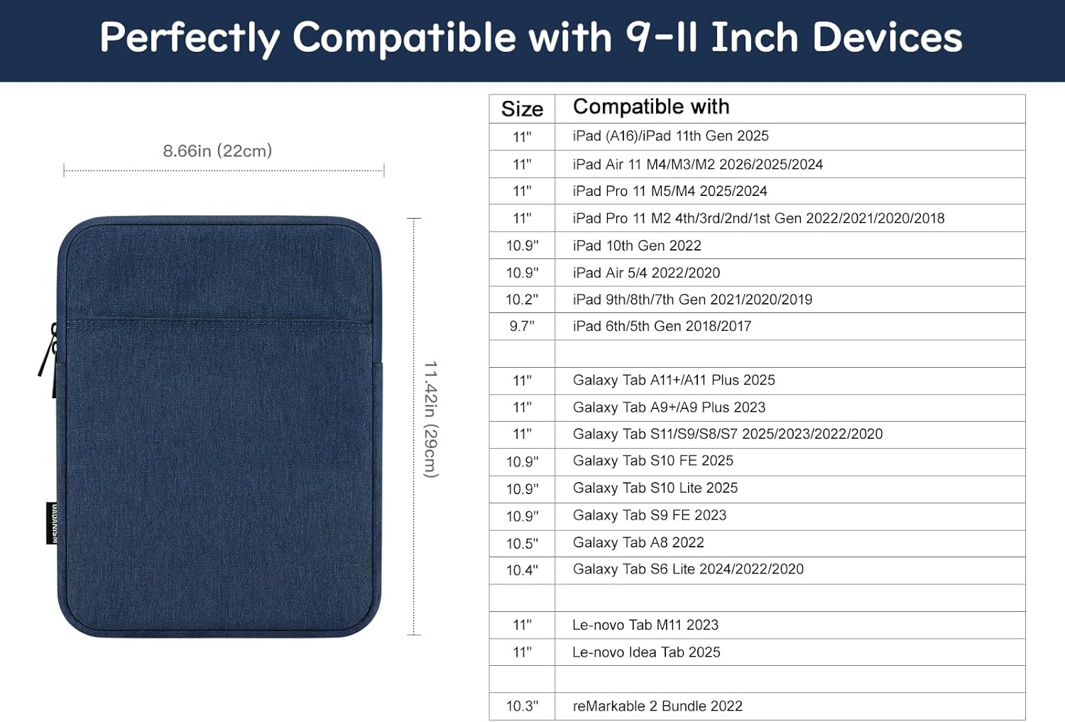 Thumbnail 1 de Dadanism Tablet Tasche 9-11 Zoll Hülle