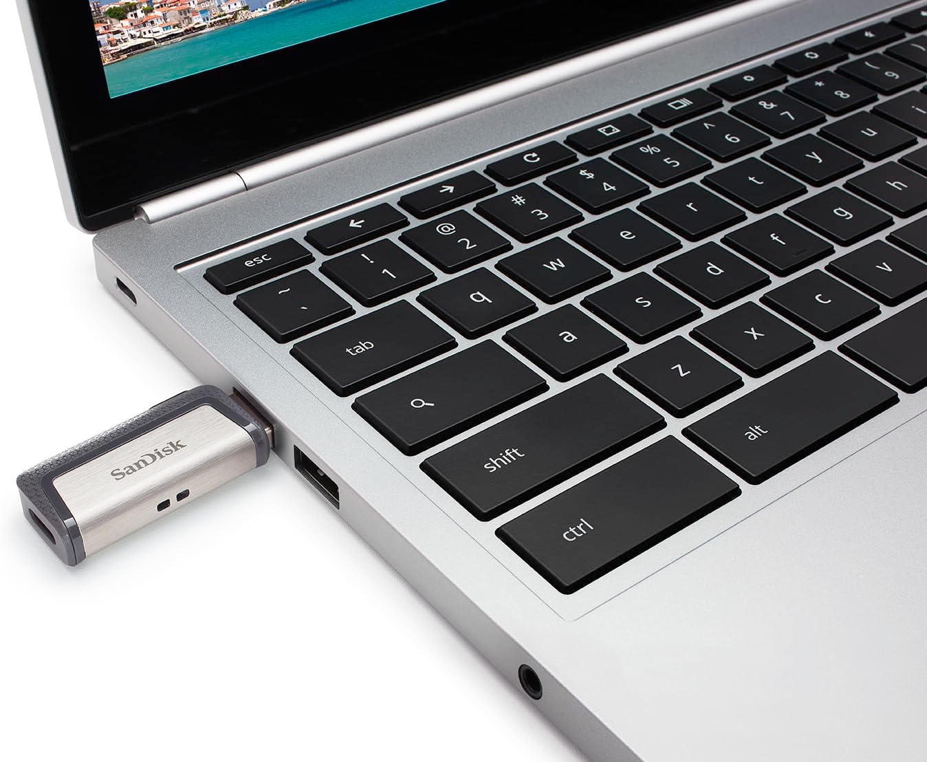 Thumbnail 5 de SanDisk Ultra Dual Drive USB Type‑C Laufwerk (128 GB) – mobiler Speicher mit USB 3.1 und versenkbarem Doppelanschluss