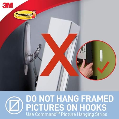 Thumbnail 7 de Command Medium Hooks, Clear: 7 Hooks and 10 Adhesive Strips for Damage-Free Organisation