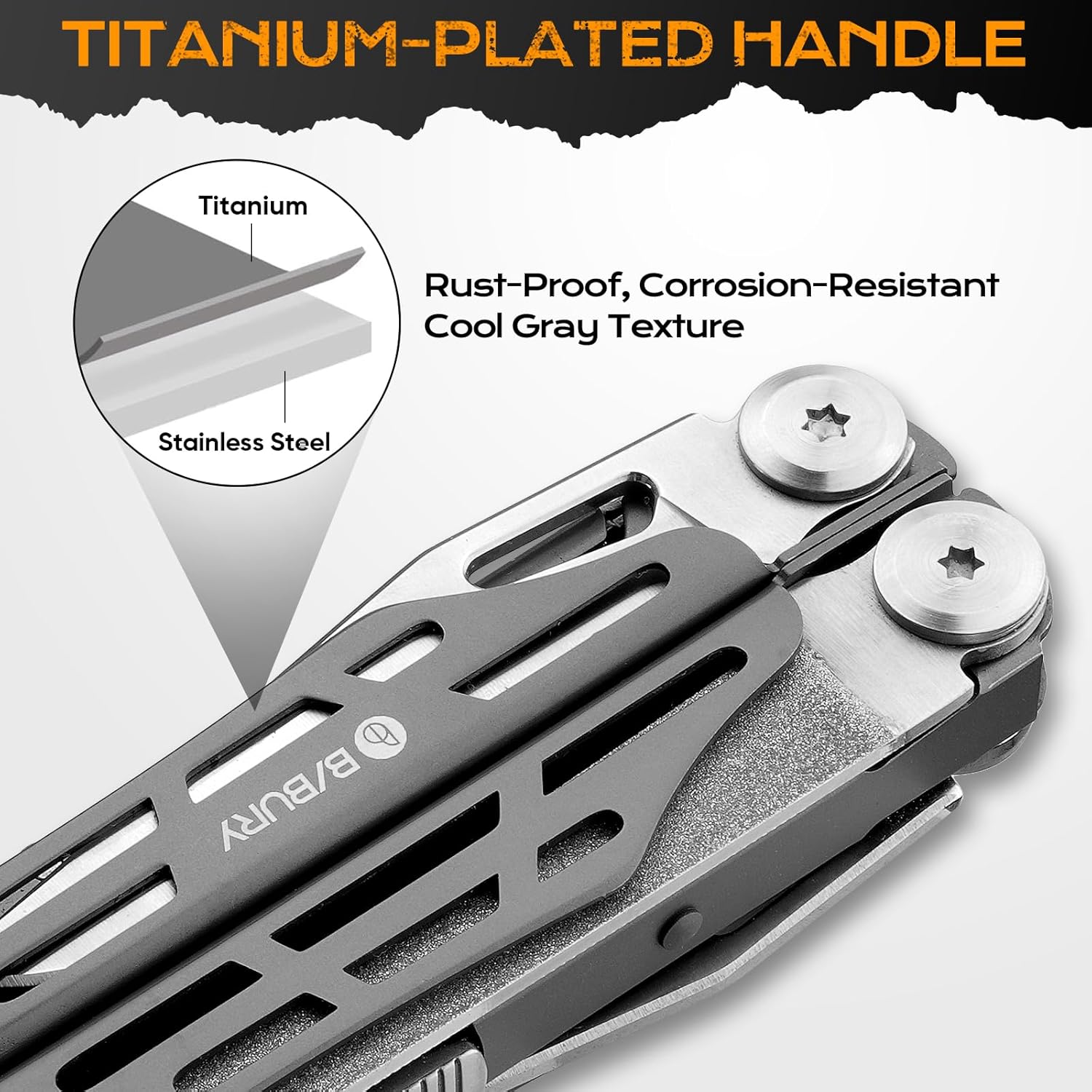 Thumbnail 2 de BIBURY Multitool 19‑in‑1 Edelstahl