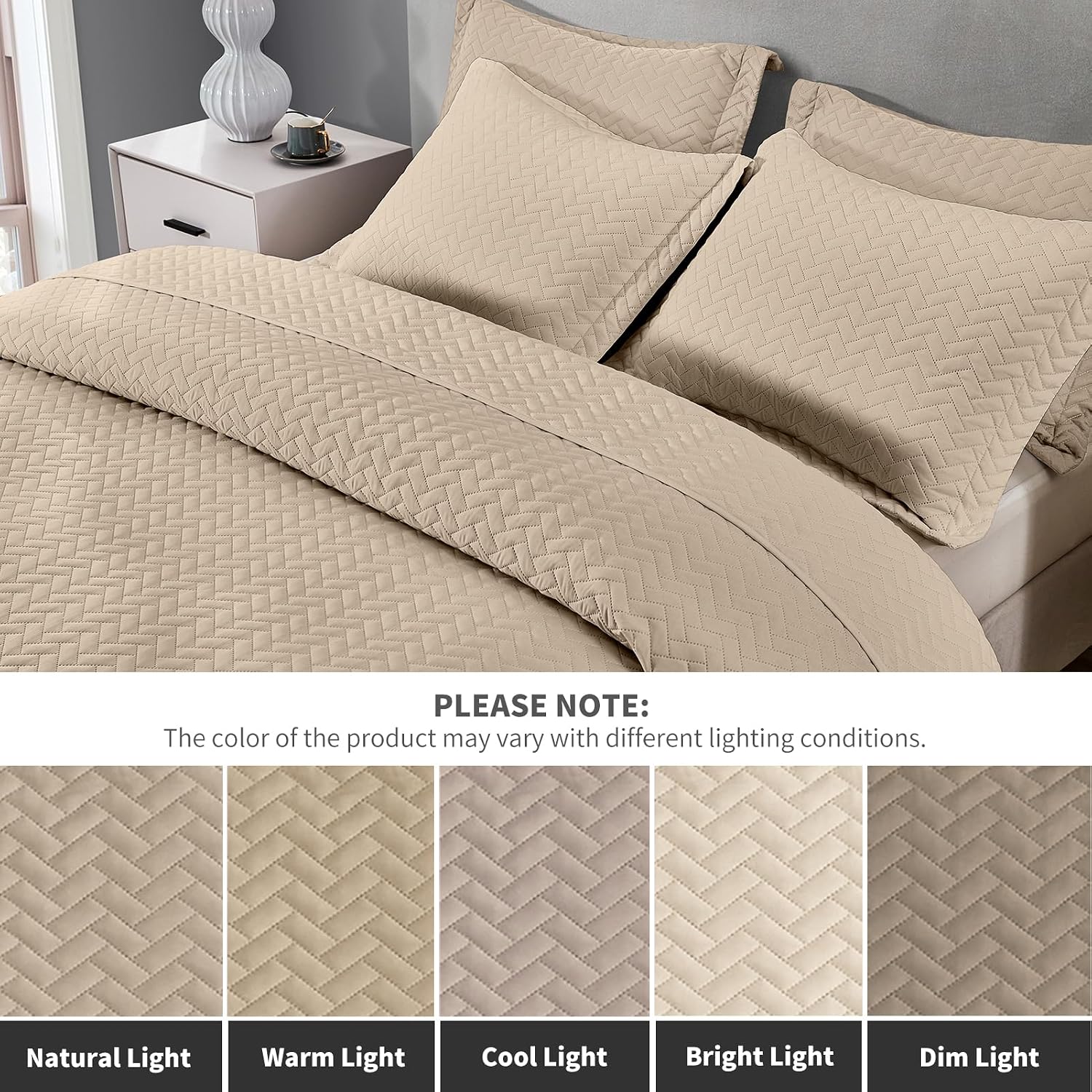 Detalle 1 de Maple&Stone Oversized King Quilt 128" x 120