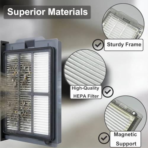 Detalle de EATBALE replacement filters, 8 HEPA filters