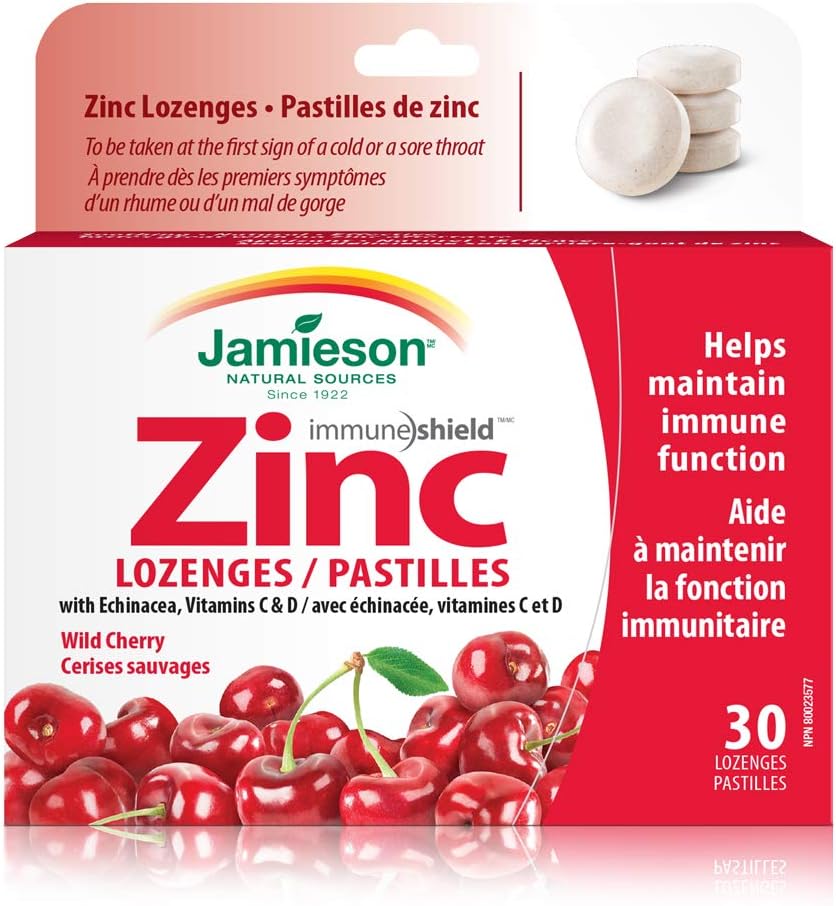 Detalle de Jamieson Zinc Lozenges, 30 Count
