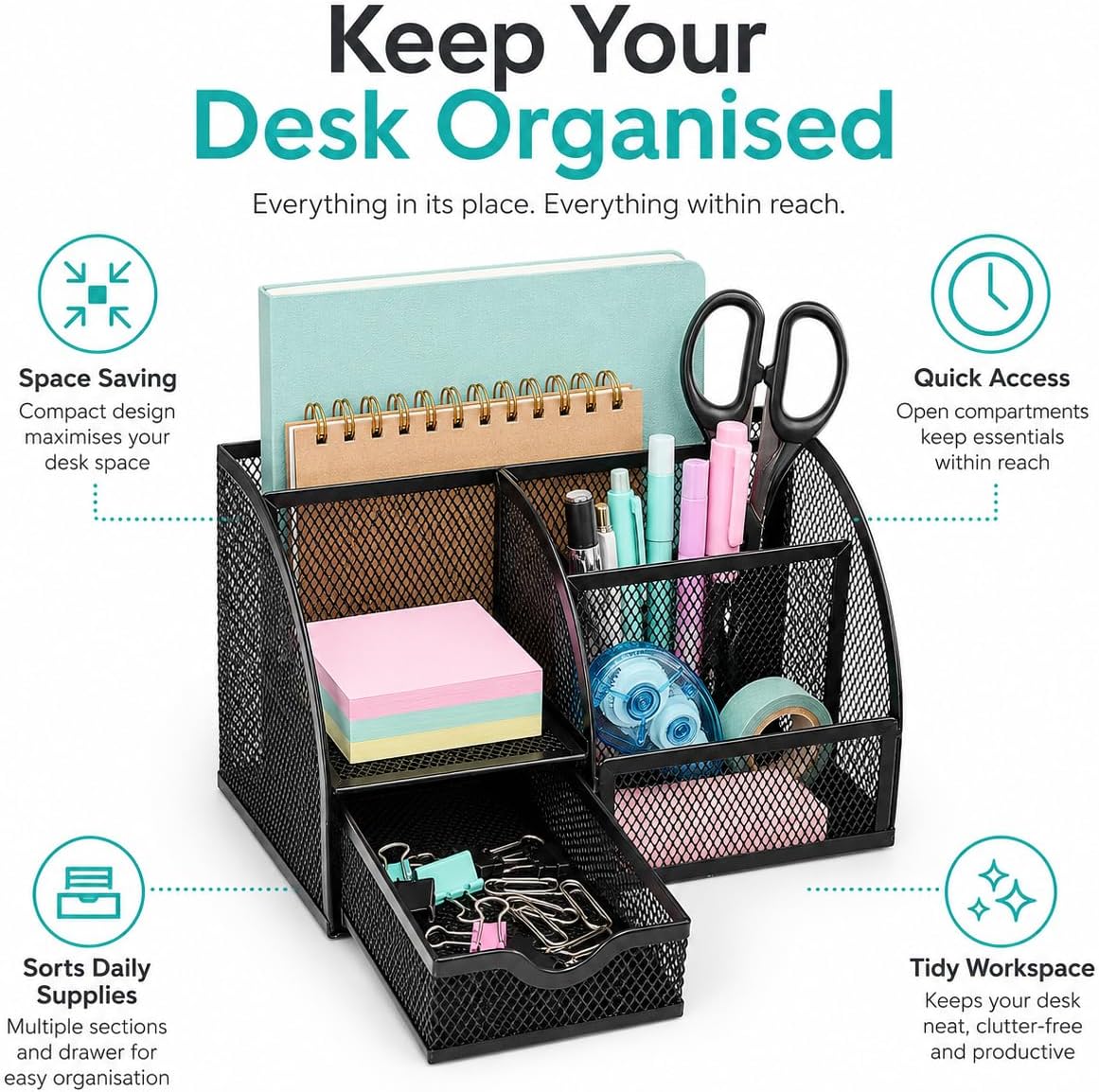 Thumbnail 2 de EXERZ Desk Organiser