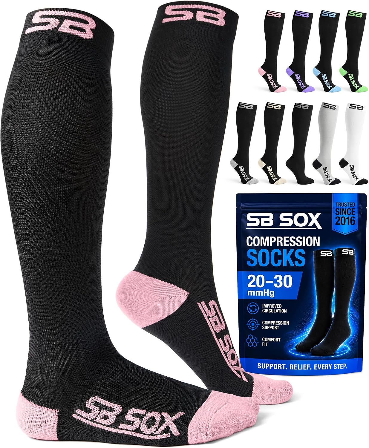 Detalle de SB SOX Compression Socks 20-30 mmHg