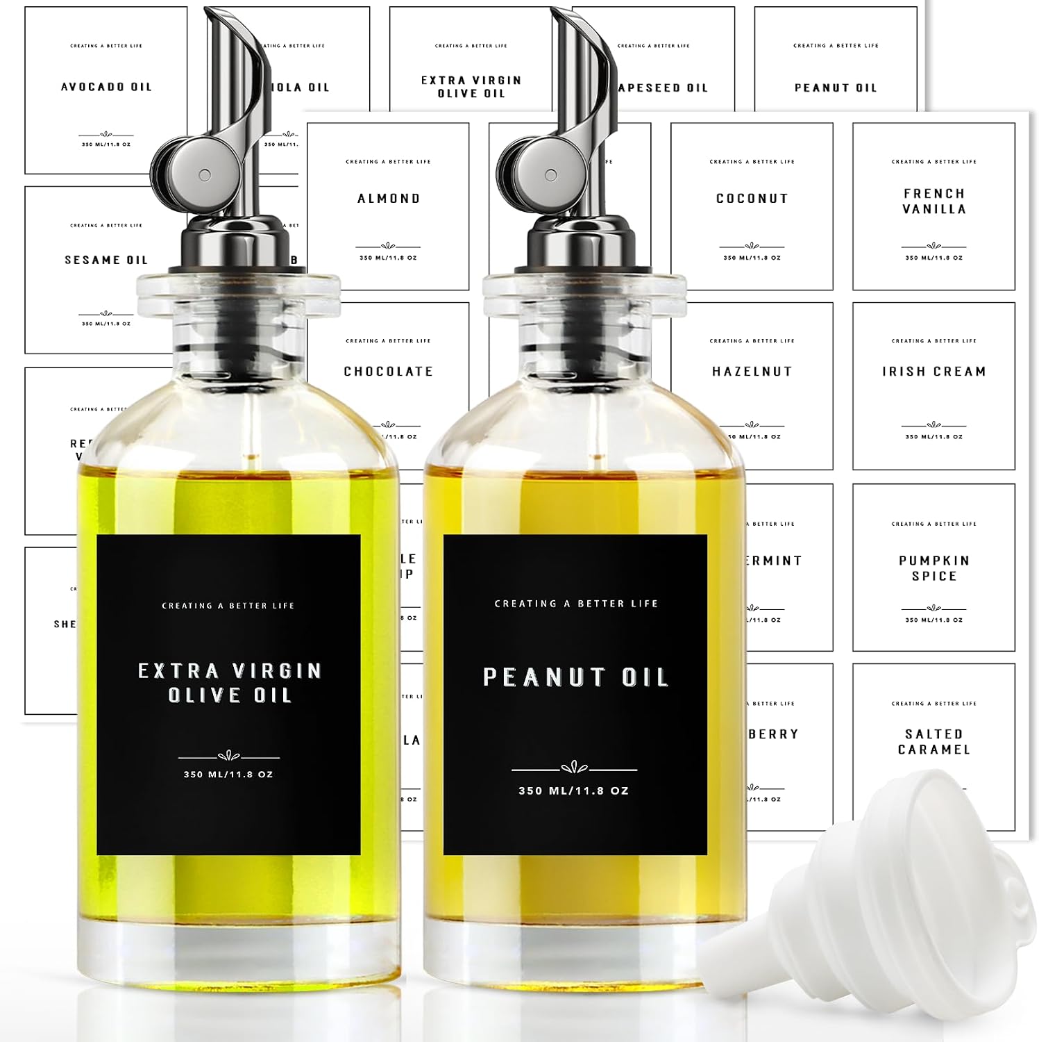 GIXSEGIE 300ml Olive Oil Dispenser Set 🥫