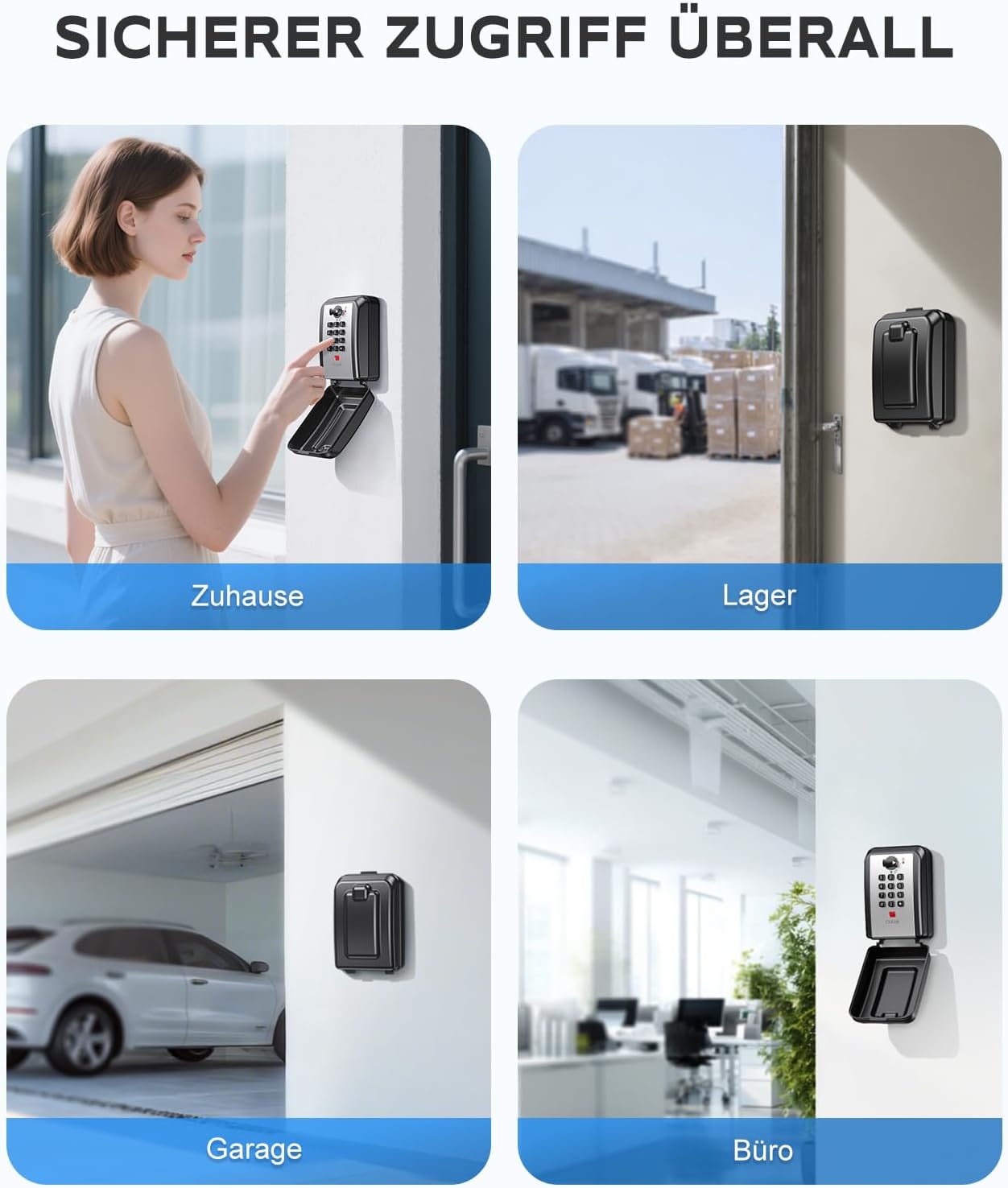 Thumbnail 4 de Mohard Schlüsseltresor Zahlenschloss 12-stellig 🔐