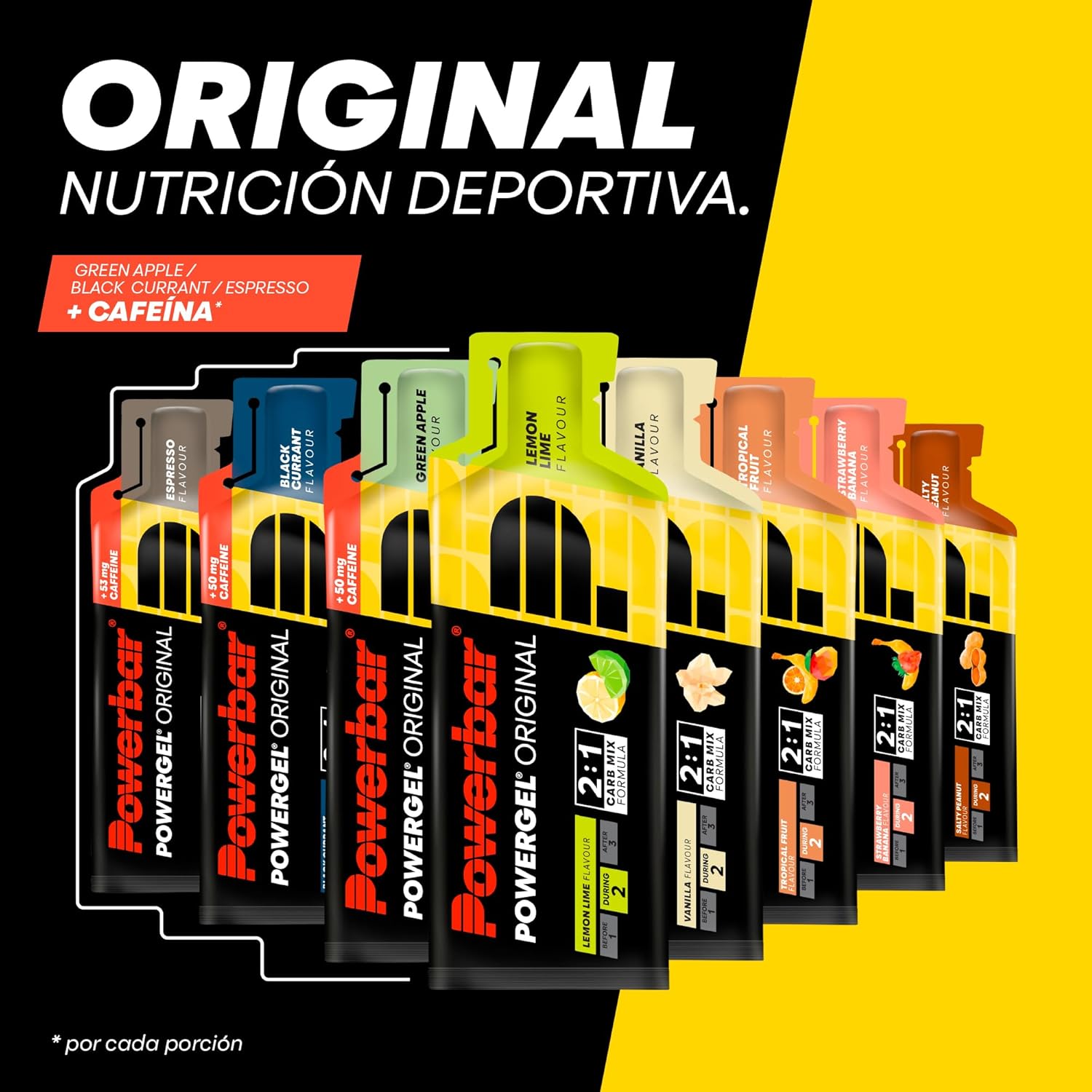 Thumbnail 2 de Powerbar PowerGel Original Fresa-Banana 24x41g - Energía 🍓