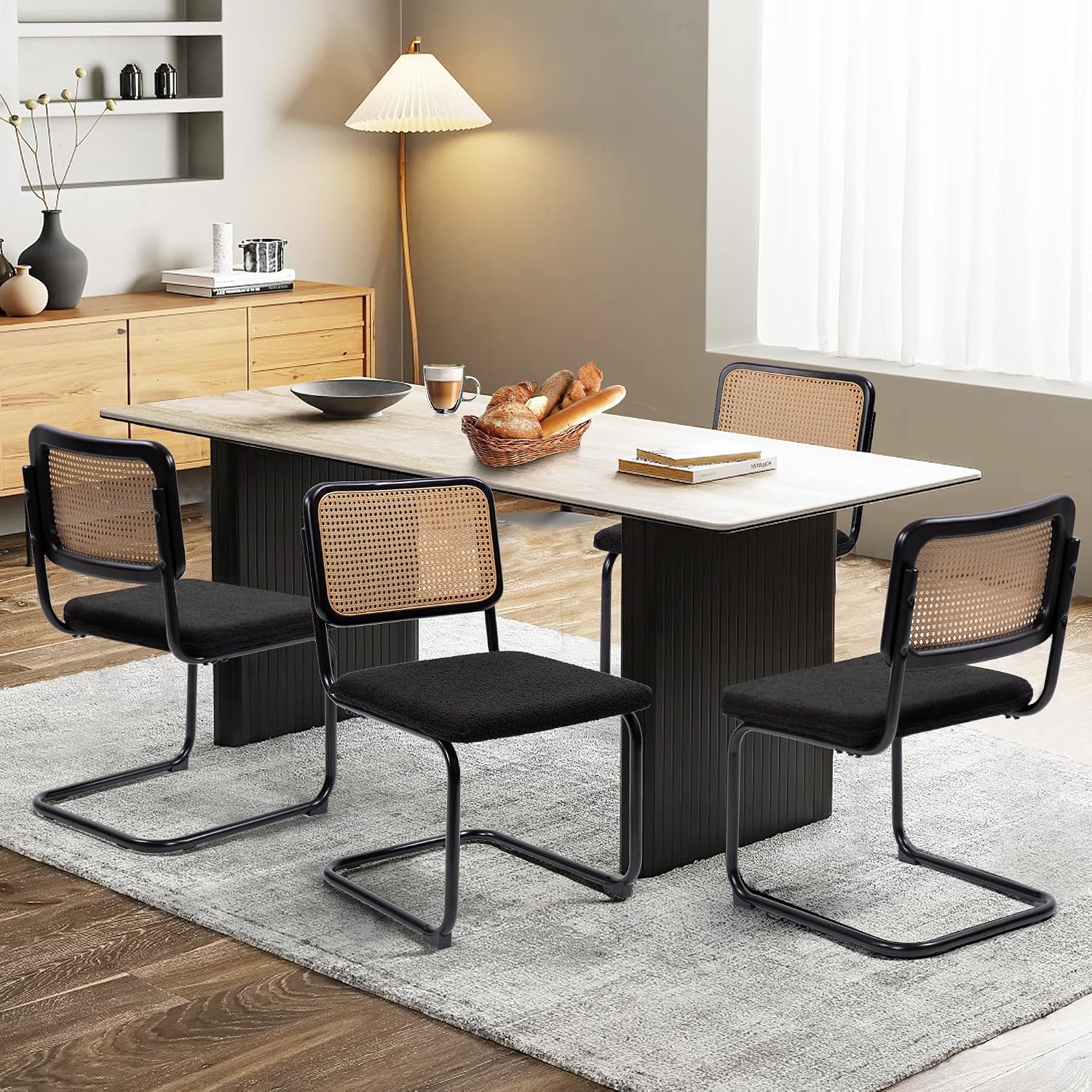 Detalle de KROFEM Dining Chairs Set of 4