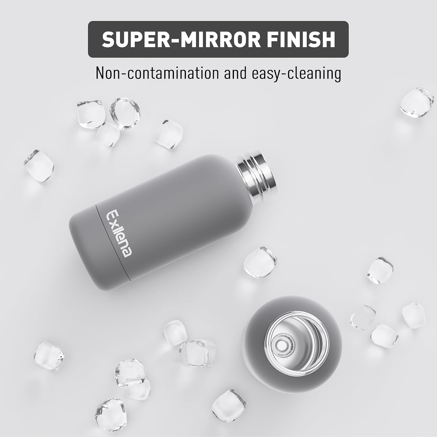 Detalle 1 de Exllena vacuum insulated water bottle 350ml