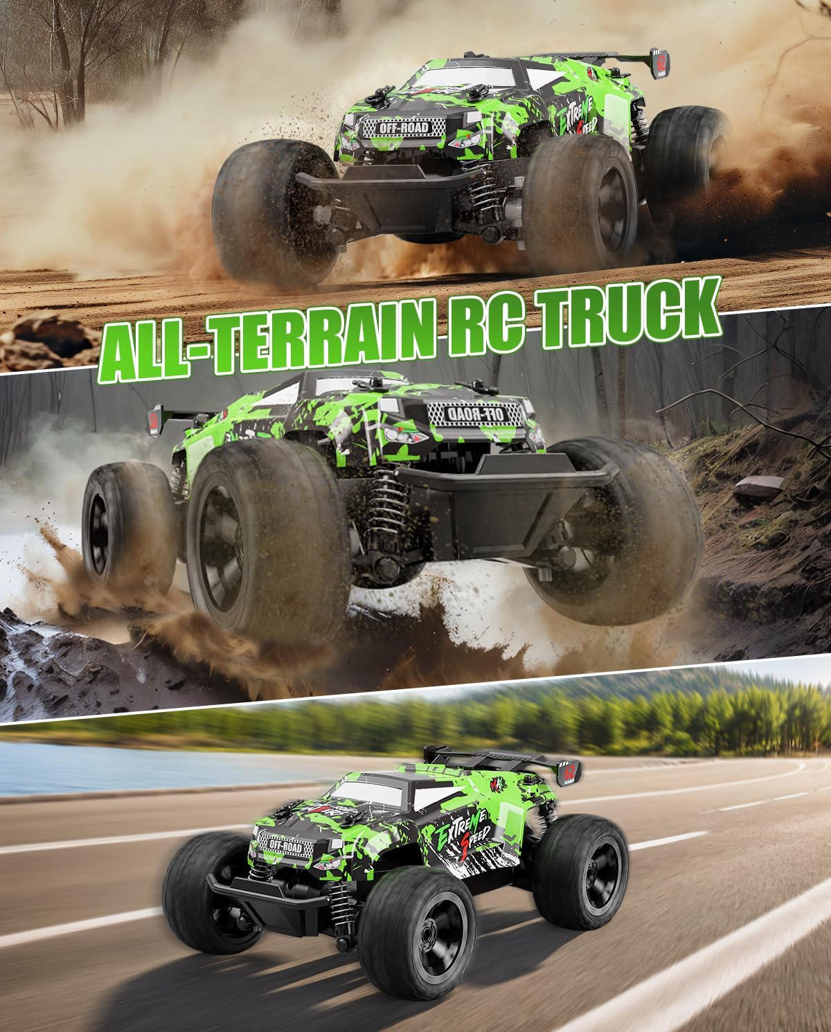 Detalle 2 de PENGBU RC DH666-84A RC-monstertruck 1:18 met 2,4 GHz en verlichting