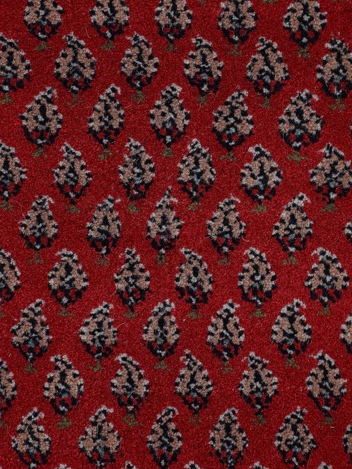 Thumbnail 4 de CarpetFine Alfombra de Lana Mir Roja 200x300 cm 🏡