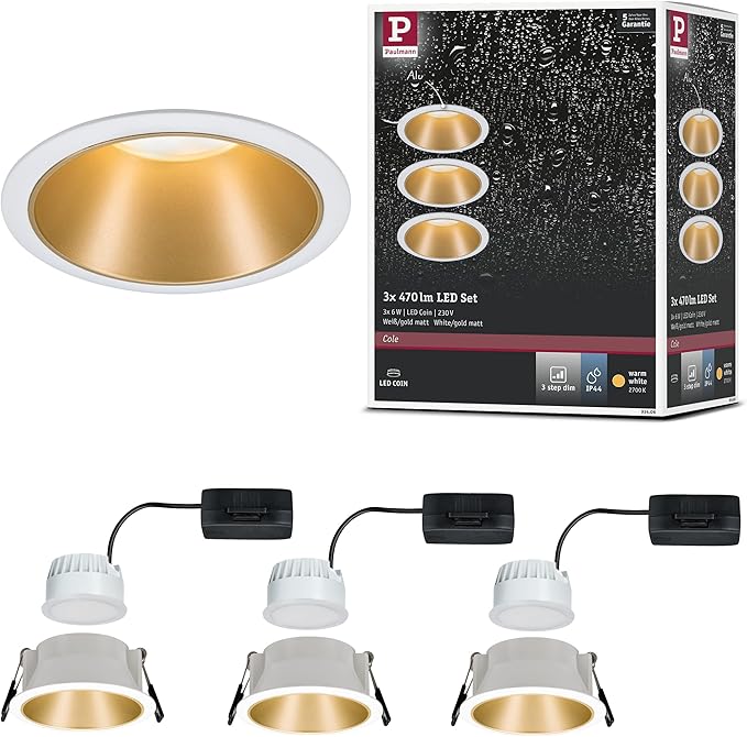 Imagen de Paulmann 93406 Lámpara empotrable LED regulable en OfertitasTOP